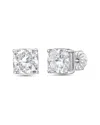 Diana M Lab Grown Diamonds 14k 9.00 Ct. Tw. Stud Earring In Silver