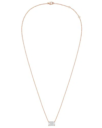 Diana M Lab Grown Diamonds 14k Rose Gold 15.00 Ct. Tw. Pendant Necklace
