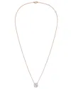 Diana M Lab Grown Diamonds 14k Rose Gold 15.00 Ct. Tw. Pendant Necklace In Gold