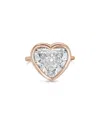 Diana M Lab Grown Diamonds 18k Rose Gold 8.00 Ct. Tw. Bezel Ring
