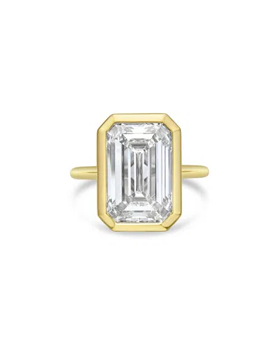 Diana M Lab Grown Diamonds 18k 12.00 Ct. Tw. Bezel Ring In Gold