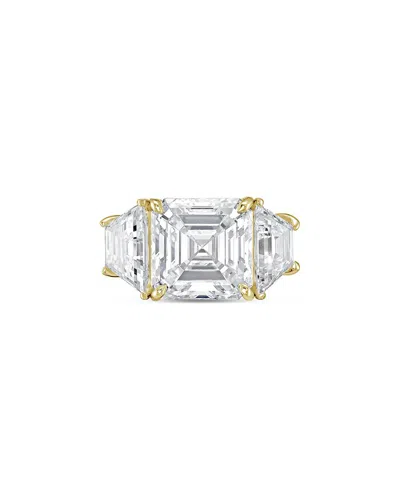 Diana M Lab Grown Diamonds 18k 13.50 Ct. Tw. Three-stone Ring In Gold
