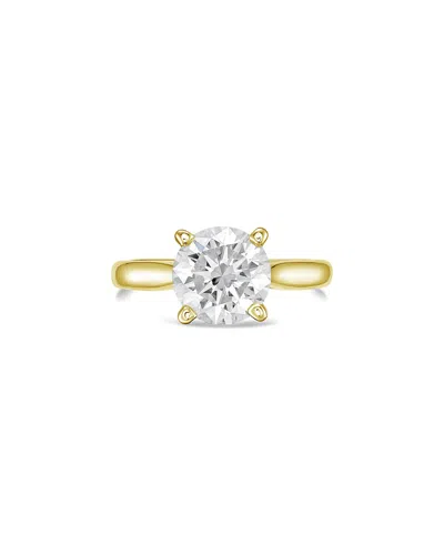 Diana M Lab Grown Diamonds 18k 8.00 Ct. Tw. Solitaire Ring In Brown