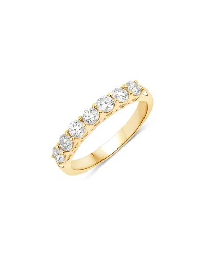 Diana M Lab Grown Diamonds Diana M 14k 0.77 Ct. Tw. Lab-grown Diamond Half-eternity Ring In Gold