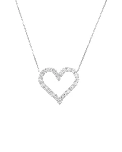 Diana M Lab Grown Diamonds Diana M. 14k 1.00 Ct. Tw. Lab-grown Diamond Necklace In Metallic