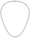 Diana M Lab Grown Diamonds Diana M. 14k 10.00 Ct. Tw. Lab-grown Diamond Tennis Necklace