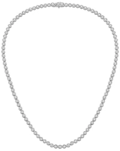 Diana M Lab Grown Diamonds Diana M. 14k 10.00 Ct. Tw. Lab-grown Diamond Tennis Necklace