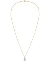 Diana M Lab Grown Diamonds Diana M. 14k Rose Gold 4.00 Ct. Tw. Lab-grown Diamond Pendant Necklace