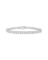 Diana M Lab Grown Diamonds Diana M. 14k 11.44 Ct. Tw. Lab-grown Diamond Tennis Bracelet