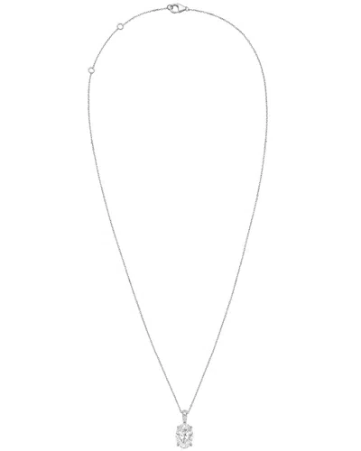 Diana M Lab Grown Diamonds Diana M. 14k 1.15 Ct. Tw. Lab-grown Diamond Necklace In Green