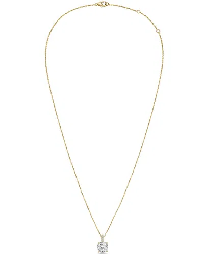 Diana M Lab Grown Diamonds Diana M. 14k 1.15 Ct. Tw. Lab-grown Diamond Necklace In Gold