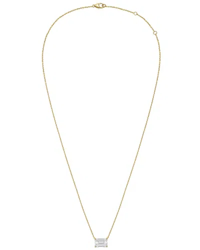 DIANA M LAB GROWN DIAMONDS DIANA M. 14K 12.00 CT. TW. LAB-GROWN DIAMOND PENDANT NECKLACE