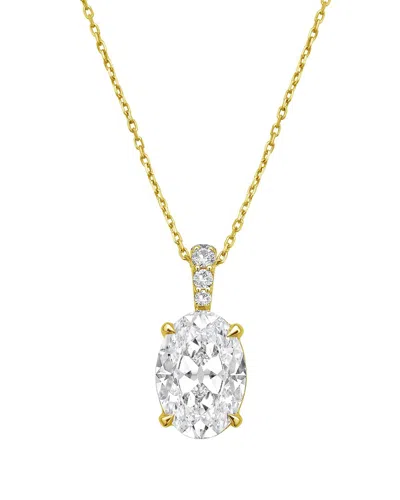 DIANA M LAB GROWN DIAMONDS DIANA M. 14K 12.25 CT. TW. LAB-GROWN DIAMOND PENDANT NECKLACE