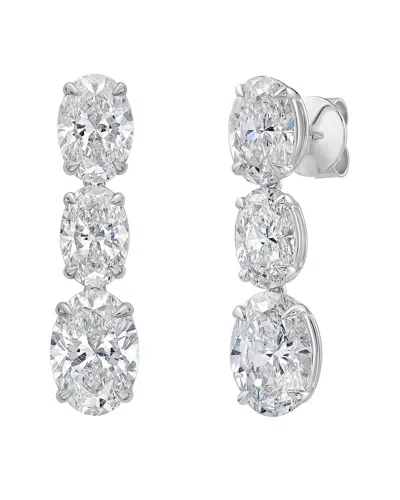 Diana M Lab Grown Diamonds Diana M. 14k 13.30 Ct. Tw. Lab-grown Diamond Hanging Earrings