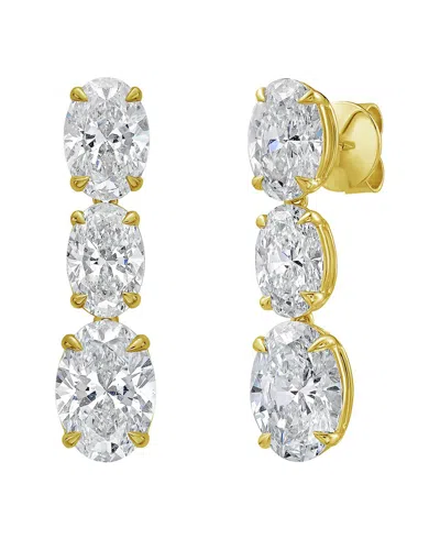 DIANA M LAB GROWN DIAMONDS DIANA M. 14K 13.30 CT. TW. LAB-GROWN DIAMOND HANGING EARRINGS