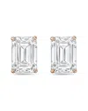 Diana M Lab Grown Diamonds Diana M. 14k 2.00 Ct. Tw. Lab-grown Diamond Earrings In White