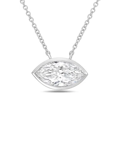 Diana M Lab Grown Diamonds Diana M. 14k 2.00 Ct. Tw. Lab-grown Diamond Pendant Necklace In Purple