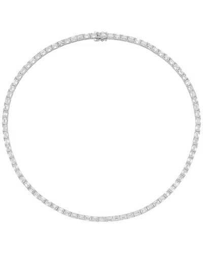 Diana M Lab Grown Diamonds Diana M. 14k 25.26 Ct. Tw. Lab-grown Diamond Tennis Necklace