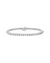 Diana M Lab Grown Diamonds Diana M. Fine Jewelry 14k 5.00 Ct. Tw. Lab Grown Diamond Tennis Bracelet In Metallic