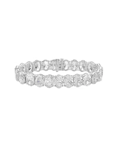Diana M Lab Grown Diamonds Diana M. 14k 26.00 Ct. Tw. Lab-grown Diamond Tennis Bracelet