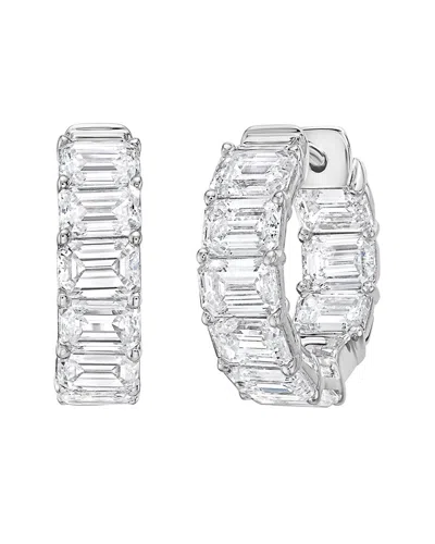 DIANA M LAB GROWN DIAMONDS DIANA M. 14K 3.00 CT. TW. LAB-GROWN DIAMOND HOOP EARRINGS