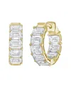Diana M Lab Grown Diamonds Diana M. 14k 3.00 Ct. Tw. Lab-grown Diamond Huggie Earrings