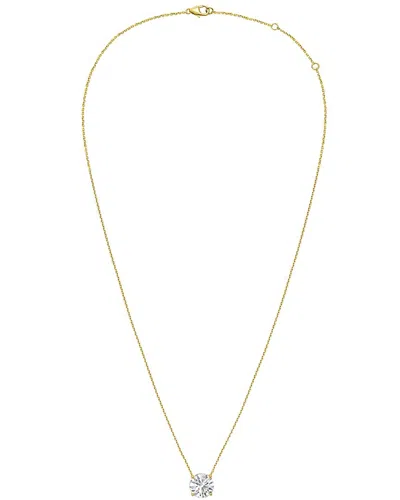 DIANA M LAB GROWN DIAMONDS DIANA M. 14K 3.00 CT. TW. LAB-GROWN DIAMOND PENDANT NECKLACE