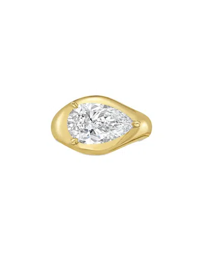 Diana M Lab Grown Diamonds Diana M. 14k 3.00 Ct. Tw. Lab-grown Diamond Solitaire Ring In Gold