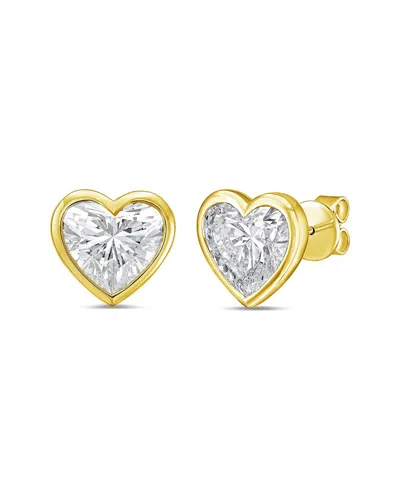 Diana M Lab Grown Diamonds Diana M. 14k 3.00 Ct. Tw. Lab-grown Diamond Stud Earrings In Pattern