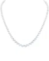 Diana M Lab Grown Diamonds Diana M. 14k 30.00 Ct. Tw. Lab-grown Diamond Riviera Necklace