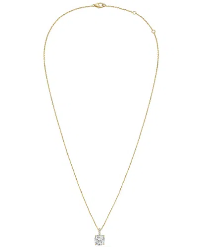 DIANA M LAB GROWN DIAMONDS DIANA M. 14K 3.15 CT. TW. LAB-GROWN DIAMOND PENDANT NECKLACE