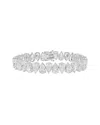 Diana M Lab Grown Diamonds Diana M. 14k 33.14 Ct. Tw. Lab-grown Diamond Tennis Bracelet In Metallic