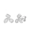 Diana M Lab Grown Diamonds Diana M. 14k 4.00 Ct. Tw. Lab-grown Diamond Bezel Earrings In Silver