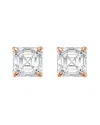 Diana M Lab Grown Diamonds Diana M. 14k Rose Gold 12.00 Ct. Tw. Lab-grown Diamond Earrings
