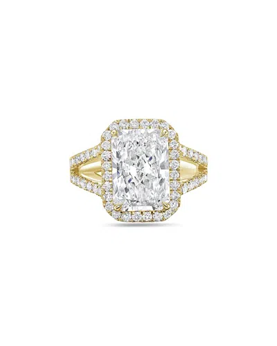 Diana M Lab Grown Diamonds Diana M. 14k 4.25 Ct. Tw. Lab-grown Diamond Ring In Gold