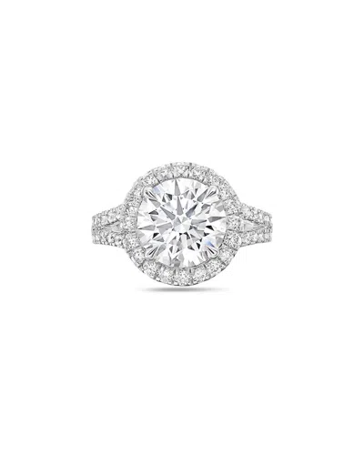 Diana M Lab Grown Diamonds Diana M. 14k 4.25 Ct. Tw. Lab-grown Diamond Ring In Metallic