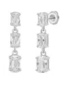 Diana M Lab Grown Diamonds Diana M. 14k 4.57 Ct. Tw. Lab-grown Diamond Hanging Earrings