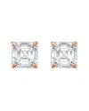 Diana M Lab Grown Diamonds Diana M. 14k Rose Gold 12.00 Ct. Tw. Lab-grown Diamond Earrings