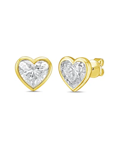 Diana M Lab Grown Diamonds Diana M. 14k 5.00 Ct. Tw. Lab-grown Diamond Stud Earrings In Pattern