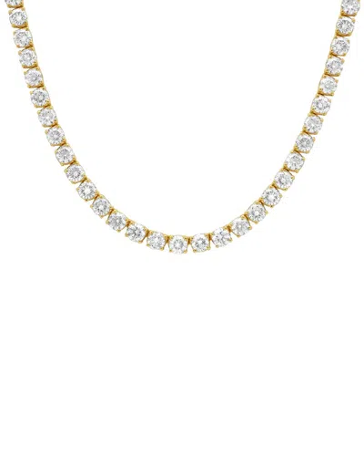 Diana M Lab Grown Diamonds Diana M. 14k 50.00 Ct. Tw. Lab-grown Diamond Tennis Necklace