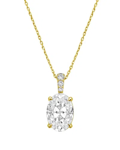 DIANA M LAB GROWN DIAMONDS DIANA M. 14K 5.20 CT. TW. LAB-GROWN DIAMOND PENDANT NECKLACE