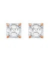 Diana M Lab Grown Diamonds Diana M. 14k Rose Gold 12.00 Ct. Tw. Lab-grown Diamond Earrings