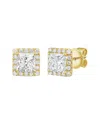 Diana M Lab Grown Diamonds Diana M. 14k 5.00 Ct. Tw. Lab-grown Diamond Earrings In Gold