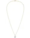 Diana M Lab Grown Diamonds Diana M. 14k Rose Gold 4.00 Ct. Tw. Lab-grown Diamond Pendant Necklace