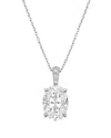 Diana M Lab Grown Diamonds Diana M. 14k 6.00 Ct. Tw. Lab-grown Diamond Pendant Necklace In Metallic