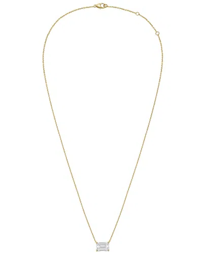 DIANA M LAB GROWN DIAMONDS DIANA M. 14K 6.00 CT. TW. LAB-GROWN DIAMOND PENDANT NECKLACE