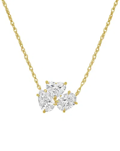 DIANA M LAB GROWN DIAMONDS DIANA M. 14K 6.00 CT. TW. LAB-GROWN DIAMOND PENDANT NECKLACE