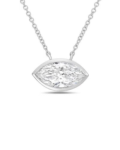 Diana M Lab Grown Diamonds Diana M. 14k 6.00 Ct. Tw. Lab-grown Diamond Pendant Necklace In Purple