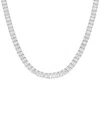 Diana M Lab Grown Diamonds Diana M. 14k 62.08 Ct. Tw. Lab-grown Diamond Tennis Necklace