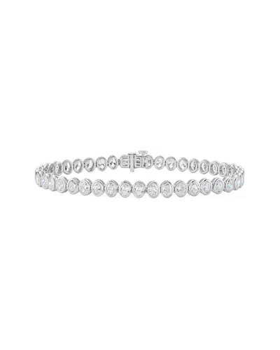 Diana M Lab Grown Diamonds Diana M. 14k 6.30 Ct. Tw. Lab-grown Diamond Tennis Bracelet
